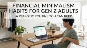 Financial Minimalism Habits for Gen Z Adults: A Realistic Routine You Can Keep