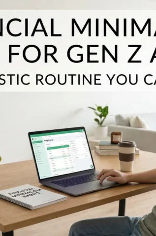 Financial Minimalism Habits for Gen Z Adults: A Realistic Routine You Can Keep